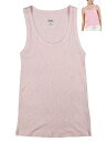 JENNI Intimates Pink Ribbed Tank Sleep Shirt Pajama Top L fB[X