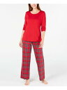 FAMILY PJs ファッション室内下着 下着 FAMILY PJs Womens Mix It Red T-Shirt Top Straight leg Pants Knit Pajamas S カラー:Red■ご注文の際は、必ずご確認ください。※こちらの商品は海外からのお取り寄せ商品となりますので、ご入金確認後、商品お届けまで3から5週間程度お時間を頂いております。※高額商品(3万円以上)は、代引きでの発送をお受けできません。※ご注文後にお客様へ「注文確認のメール」をお送りいたします。それ以降のキャンセル、サイズ交換、返品はできませんので、あらかじめご了承願います。また、ご注文をいただいてからの発注となる為、メーカー在庫切れ等により商品がご用意できない場合がございます。その際には早急にキャンセル、ご返金いたします。※海外輸入の為、遅延が発生する場合や出荷段階での付属品の箱つぶれ、細かい傷や汚れ等が発生する場合がございます。※商品ページのサイズ表は海外サイズを日本サイズに換算した一般的なサイズとなりメーカー・商品によってはサイズが異なる場合もございます。サイズ表は参考としてご活用ください。FAMILY PJs ファッション室内下着 下着 FAMILY PJs Womens Mix It Red T-Shirt Top Straight leg Pants Knit Pajamas S カラー:Red