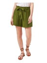 楽天サンガRILEY&RAE Womens Green Belted Paper-bag Seersucker Shorts XL レディース