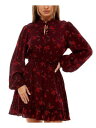 B DARLIN ファッション ドレス B DARLIN Womens Red Split Neck With Tie Long Sleeve Short Dress Juniors 1314 カラー:Red■ご注文の際は、必ずご確認ください。※こちらの商品は海外からのお取り寄せ商品となりますので、ご入金確認後、商品お届けまで3から5週間程度お時間を頂いております。※高額商品(3万円以上)は、代引きでの発送をお受けできません。※ご注文後にお客様へ「注文確認のメール」をお送りいたします。それ以降のキャンセル、サイズ交換、返品はできませんので、あらかじめご了承願います。また、ご注文をいただいてからの発注となる為、メーカー在庫切れ等により商品がご用意できない場合がございます。その際には早急にキャンセル、ご返金いたします。※海外輸入の為、遅延が発生する場合や出荷段階での付属品の箱つぶれ、細かい傷や汚れ等が発生する場合がございます。※商品ページのサイズ表は海外サイズを日本サイズに換算した一般的なサイズとなりメーカー・商品によってはサイズが異なる場合もございます。サイズ表は参考としてご活用ください。B DARLIN ファッション ドレス B DARLIN Womens Red Split Neck With Tie Long Sleeve Short Dress Juniors 1314 カラー:Red