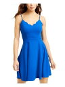 B DARLIN ファッション ドレス B DARLIN Womens Blue Spaghetti Strap Short Fit + Flare Dress Juniors 0 カラー:Blue■ご注文の際は、必ずご確認ください。※こちらの商品は海外からのお取り寄せ商品となりますので、ご入金確認後、商品お届けまで3から5週間程度お時間を頂いております。※高額商品(3万円以上)は、代引きでの発送をお受けできません。※ご注文後にお客様へ「注文確認のメール」をお送りいたします。それ以降のキャンセル、サイズ交換、返品はできませんので、あらかじめご了承願います。また、ご注文をいただいてからの発注となる為、メーカー在庫切れ等により商品がご用意できない場合がございます。その際には早急にキャンセル、ご返金いたします。※海外輸入の為、遅延が発生する場合や出荷段階での付属品の箱つぶれ、細かい傷や汚れ等が発生する場合がございます。※商品ページのサイズ表は海外サイズを日本サイズに換算した一般的なサイズとなりメーカー・商品によってはサイズが異なる場合もございます。サイズ表は参考としてご活用ください。B DARLIN ファッション ドレス B DARLIN Womens Blue Spaghetti Strap Short Fit + Flare Dress Juniors 0 カラー:Blue