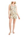 ALFANI Sets Beige Animal Print Sleeveless Scoop Neck Tank Everyday Size XXL レディース