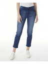 ジョーンズニューヨーク JONES NEW YORK Womens Blue Zippered Pocketed Ankle Button Detail Skinny Pants 2 レディース