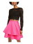 CITY STUDIO Womens Pink Long Sleeve Short Formal Fit + Flare Dress Juniors 1 レディース