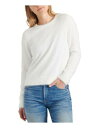 ラッキー LUCKY BRAND Womens White Long Sleeve Crew Neck Sweater SP レディース