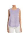 ダナ キャラン DONNA KARAN Womens Purple Sleeveless Scoop Neck Tank Top XL レディース