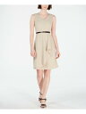 CALVIN KLEIN カルバンクライン ファッション ドレス CALVIN KLEIN Womens Beige Sleeveless Knee Length Wear To Work Sheath Dress 2 カラー:Beige■ご注文の際は、必ずご確認ください。※こちらの商品は海外からのお取り寄せ商品となりますので、ご入金確認後、商品お届けまで3から5週間程度お時間を頂いております。※高額商品(3万円以上)は、代引きでの発送をお受けできません。※ご注文後にお客様へ「注文確認のメール」をお送りいたします。それ以降のキャンセル、サイズ交換、返品はできませんので、あらかじめご了承願います。また、ご注文をいただいてからの発注となる為、メーカー在庫切れ等により商品がご用意できない場合がございます。その際には早急にキャンセル、ご返金いたします。※海外輸入の為、遅延が発生する場合や出荷段階での付属品の箱つぶれ、細かい傷や汚れ等が発生する場合がございます。※商品ページのサイズ表は海外サイズを日本サイズに換算した一般的なサイズとなりメーカー・商品によってはサイズが異なる場合もございます。サイズ表は参考としてご活用ください。CALVIN KLEIN カルバンクライン ファッション ドレス CALVIN KLEIN Womens Beige Sleeveless Knee Length Wear To Work Sheath Dress 2 カラー:Beige