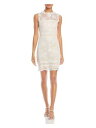 タダシ　ショウジ　ドレス タダシショウジ TADASHI SHOJI Womens Beige Lined Sleeveless Above The Knee Body Con Dress 12 レディース