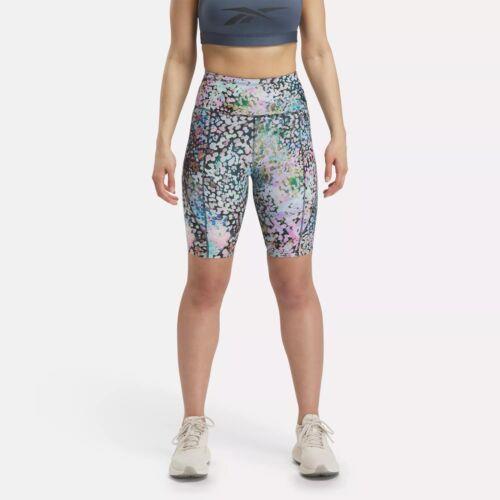 Reebok [{bN Lux Bold High-Rise Modern Safari Bike Short fB[X