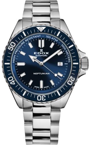 Edox Men 80120-3BUM-BUF Neptunian 44mm Automatic Watch Y