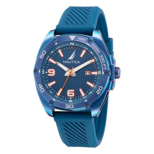 m[eBJ Nautica Tin Can Bay NAPTCF201 Men's 44 Quartz Watch Y