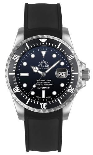 Solar Aqua Men's SA0020.0003 Deep Bay 45mm Blue and Black Dial Automatic Watch Y