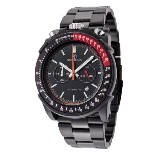 CT Scuderia Men's CT-242-P Racer 44mm Quartz Chronograph Watch Y