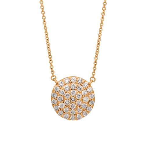 Tresorra 248-YG-DIA 18K Yellow Gold 0.50 ct. Diamond Necklace ˥å
