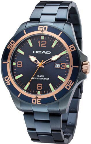 wbh Head Men's H800404 Rome 43.5mm Quartz Watch Y