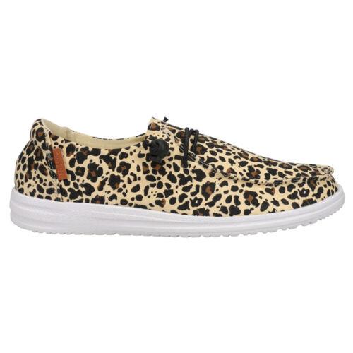 Corkys Kayak Leopard Slip On Womens Beige Black Brown Flats Casual 51-0127-LE レディース