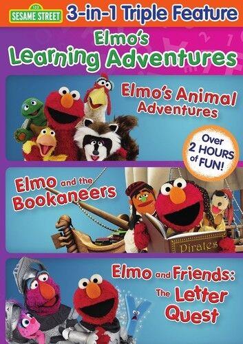 yAՁzSesame Street - Elmo's Learning Adventures: Triple Feature [New DVD] Full Frame