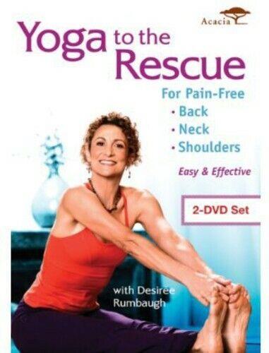 yAՁzAcorn Yoga To The Rescue For Pain Free Back Neck & Shoulders [2-Pack] [New DVD]
