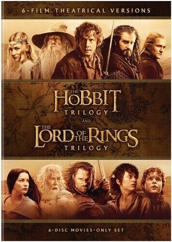 yAՁzNew Line Home Video The Hobbit Trilogy / The Lord of the Rings Trilogy: 6-Film Theatrical Versions [