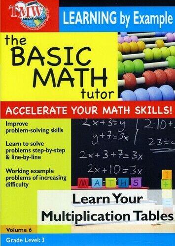 yAՁzTMW Media Group Basic Math Tutor Learn Your Multiplication Tables [New DVD] Alliance MOD