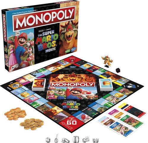 Hasbro Gaming - Monopoly - The Super Mario Bros. Movie Edition New Table To