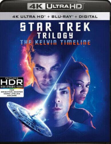 yAՁzParamount Star Trek Trilogy Collection [New 4K UHD Blu-ray] With Blu-Ray 4K Mastering