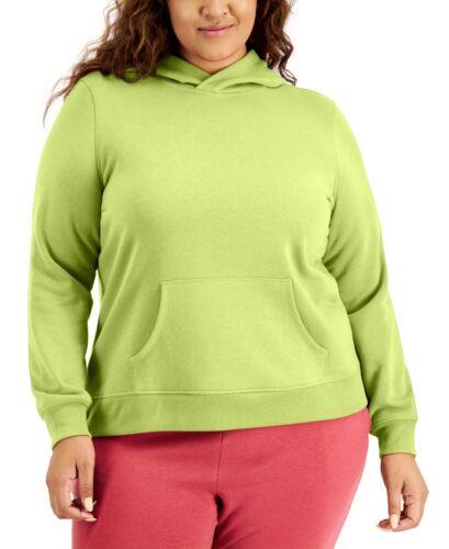 ID Ideology Women's Plus Pullover Hoodie Green Size 1X fB[X