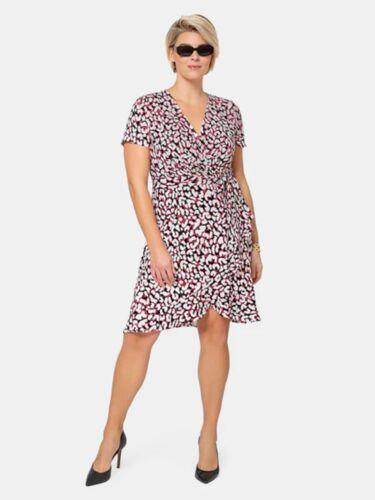 レオタ Leota Women's Leopard Fruit Dove Brandy Dress Black Size XX-Large レディース