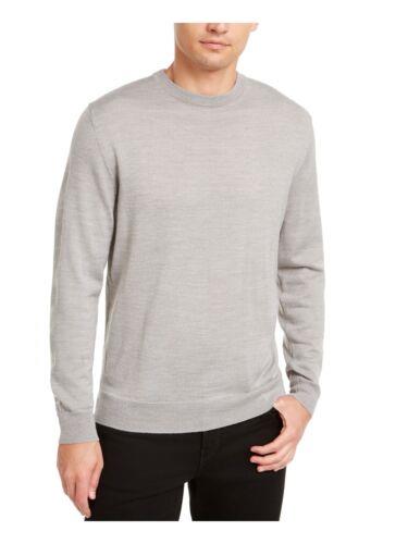 CLUBROOM Mens Gray Long Sleeve Crew Neck Classic Fit Cotton Sweater XXL メンズ