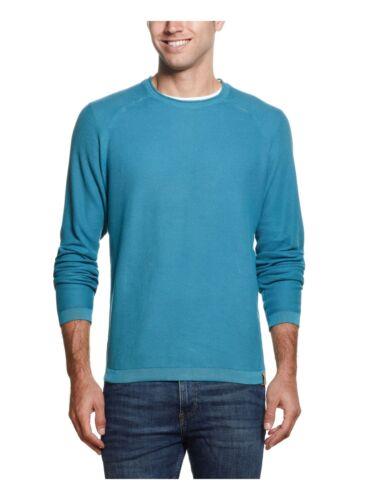 ウォータープルーフ WEATHERPROOF VINTAGE Mens Teal Lightweight Classic Fit Cotton Sweater XXL メンズ