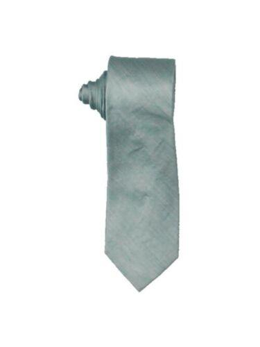 カルバンクライン CALVIN KLEIN Mens Light Blue Pinstripe Textured Slim Neck Tie メンズ