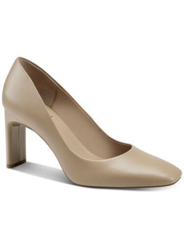 ALFANI Womens Beige Cushioned Tarah Square Toe Slip On Dress Pumps Shoes 12 M レディース