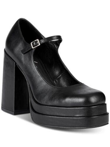 WILD PAIR Womens Black 1-1/2 Platform Octavia Block Heel Mary Jane 9.5 M ǥ