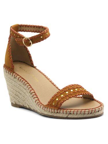 アドリアンヌ ヴィタディーニ ADRIENNE VITTADINI Womens Beige Strap Detailed With Lacing And R Wedge Shoes 6 レディース