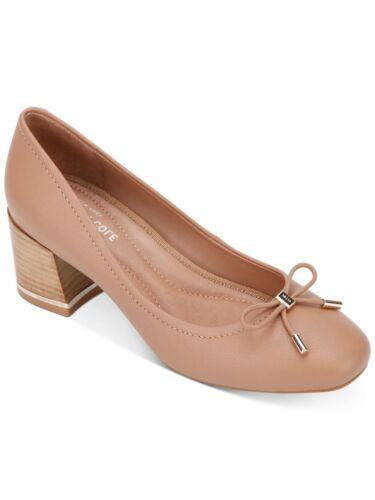 ケネスコール KENNETH COLE Womens Beige Balance Square Toe Slip On Leather Pumps 8 M レディース