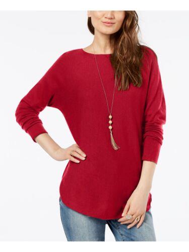 INC Womens Red Dolman Sleeve Crew Neck T-Shirt XS レディース