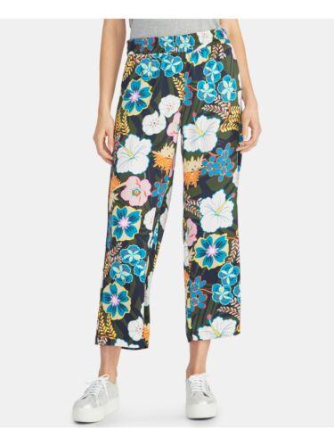 レイチェルロイ RACHEL ROY Womens Blue Floral Cropped Pants Size: S レディース