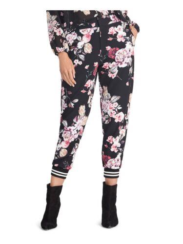 レイチェルロイ RACHEL ROY Womens Black Floral Straight leg Pants XXL レディース