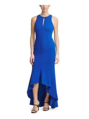 CALVIN KLEIN カルバンクライン ファッション ドレス CALVIN KLEIN Womens Blue Fitted Scuba-crepe Hem Sleeveless Formal Dress 10 カラー:Blue■ご注文...