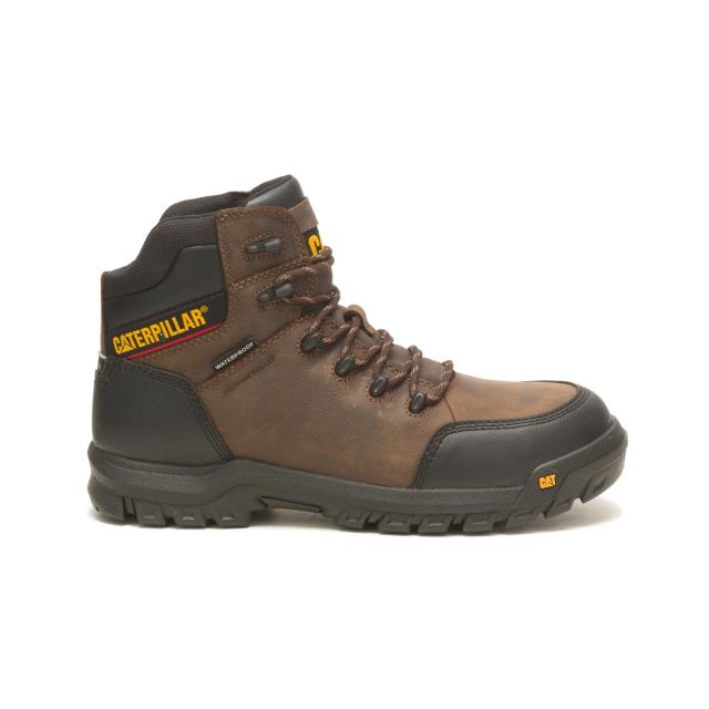 L^s[ Caterpillar Men Resorption Waterproof Composite Toe Work Boot Y