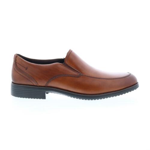 ロックポート Rockport Total Motion DresSport Slip On Mens Brown Wide Loafers Casual Shoes 7.5 メンズ