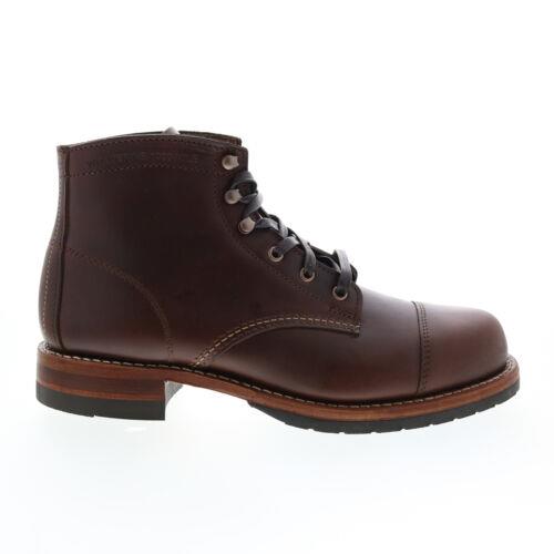 E@ Wolverine 1000 Mile Cap Toe Boot W990075 Mens Brown Casual Dress Boots Y