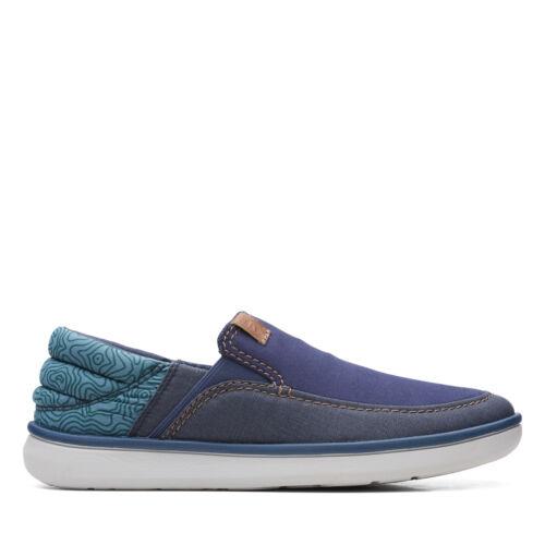 クラークス Clarks Cantal 26166493 Mens Purple Canvas Lifestyle Sneakers Shoes メンズ