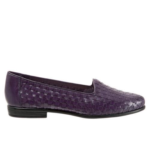 ȥå Trotters Liz T5158-760 Womens Purple Narrow Leather Loafer Flats Shoes ǥ
