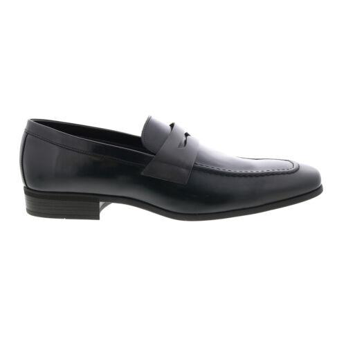 u[m} Bruno Magli Mineo MB1MINA0 Mens Black Loafers & Slip Ons Penny Shoes 13 Y