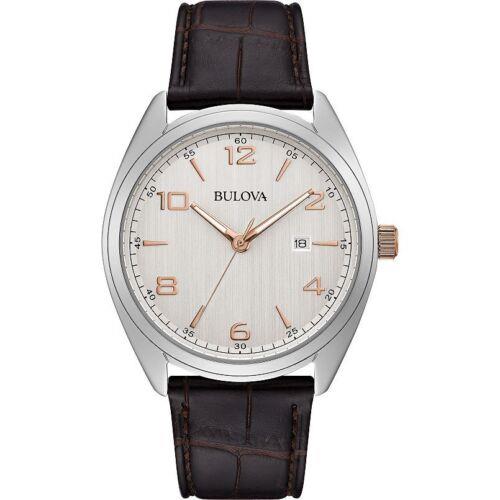 u[o Bulova Men's Classic 42mm Quartz Watch 98B347 Y