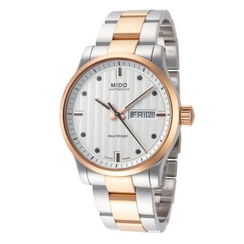 Mido Men s M0058302203180 Multifort 38mm Automatic Watch メンズ