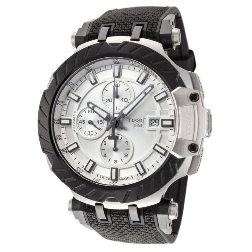 eB\ Tissot Men's T1154272703100 T-Race MotoGP 48.8mm Automatic Watch Y