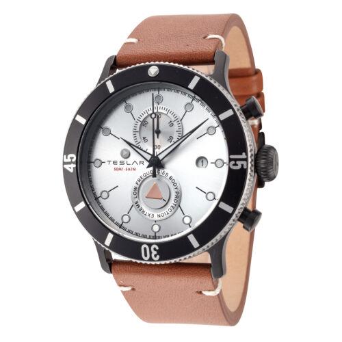 Teslar Men's TW-039 Re-Balance T-10 44mm Quartz Chronograph Watch Y