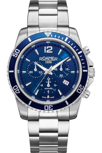 Roamer Men's 862837-41-45-20 Nautic Chrono 100 43mm Quartz Watch Y